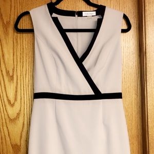 Calvin Klein Dress, Black and Tan, Size 4